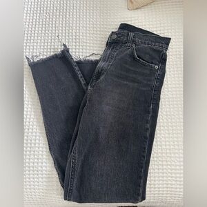 Gap black straight leg jeans